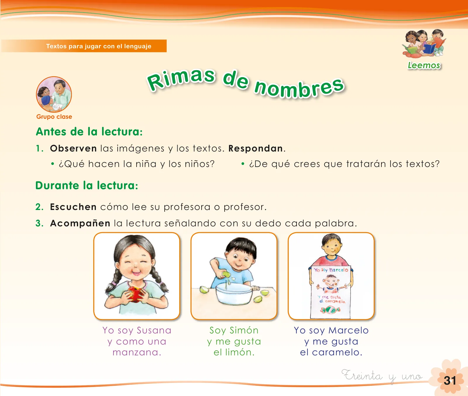 Miniatura página 33 de Comunicación 1 : cuaderno de trabajo para primer grado de Educación Primaria 2019 · 2019