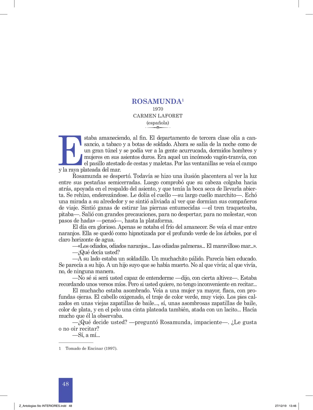 Página 50 de Antología literaria 5 · 2019