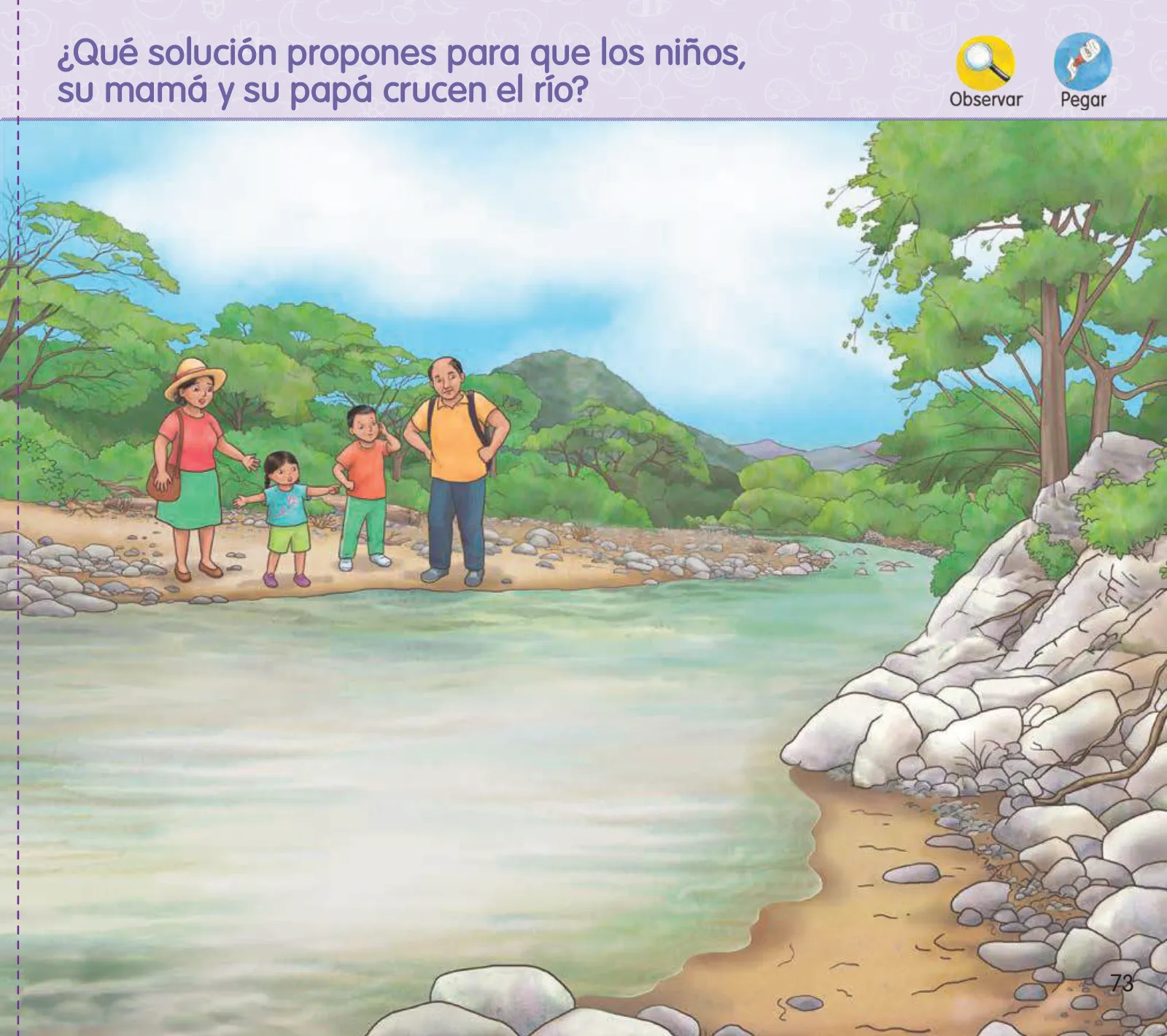 Página 75 de Crea, resuelve y aprende. Material impreso para niñas y niños de 5 años · 2024