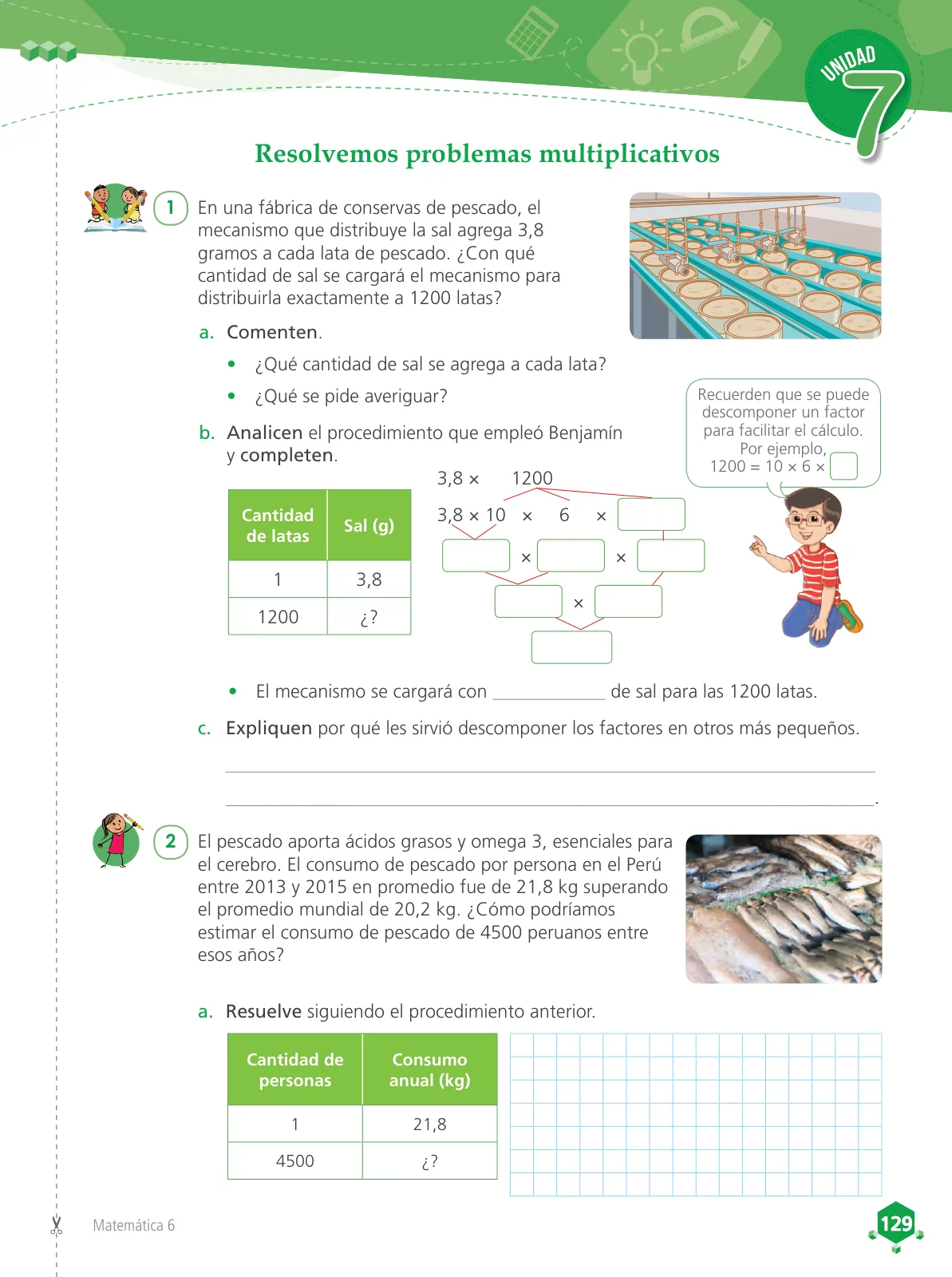 Miniatura página 131 de Matemática 6 : cuaderno de trabajo para sexto grado de Educación Primaria 2019 · 2019