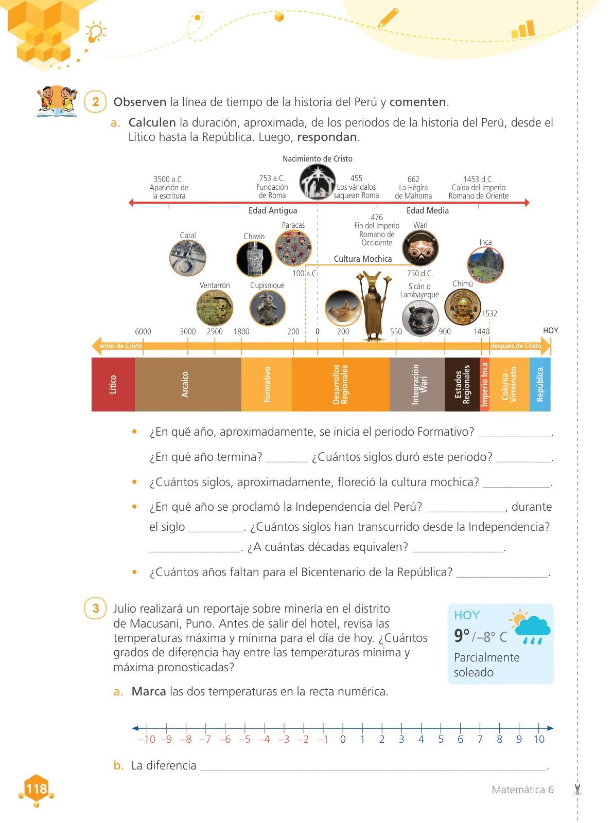 Miniatura página 120 de Matemática 6 : cuaderno de trabajo para sexto grado de Educación Primaria 2019 · 2019