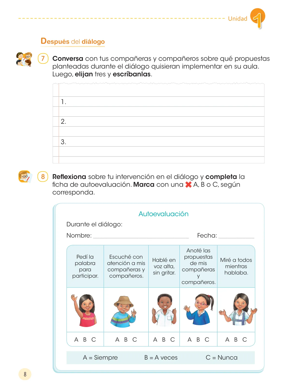 Página 10 de Comunicación 4 : cuaderno de trabajo para cuarto grado de Educación Primaria 2019 · 2019
