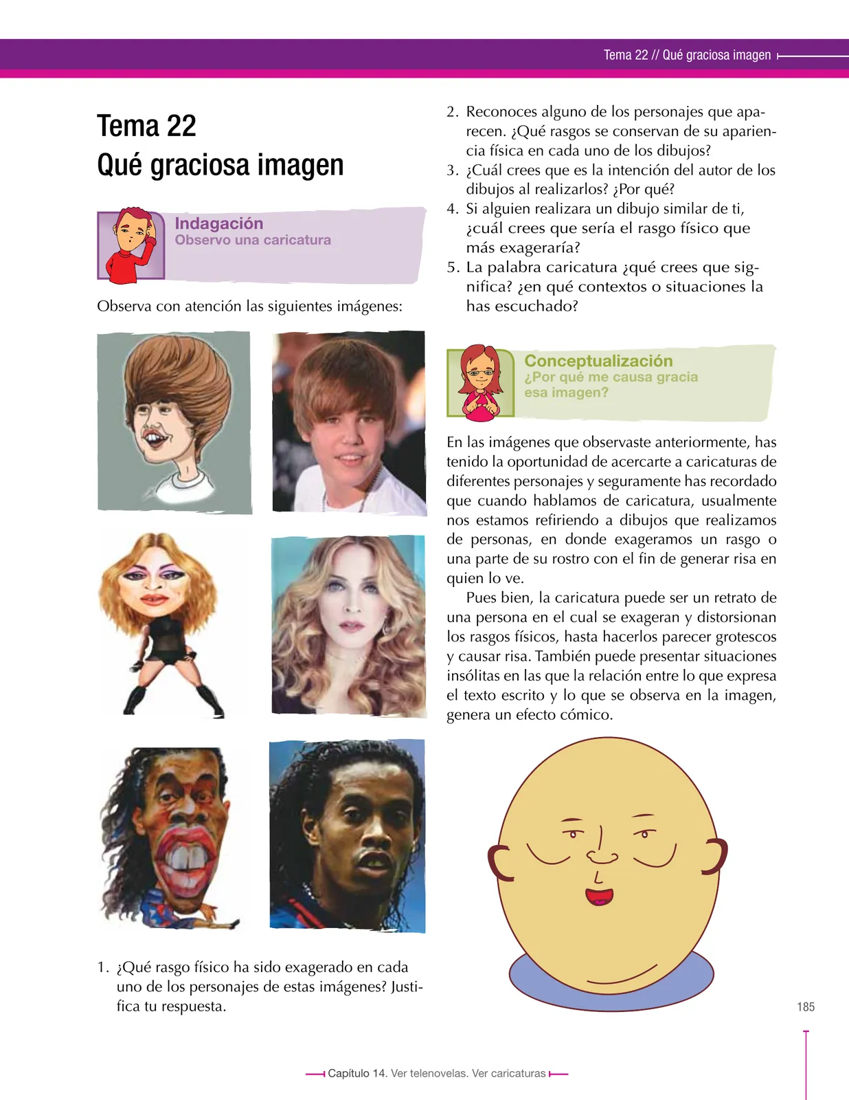 Página 185 de Lenguaje 7° · Secundaria Activa