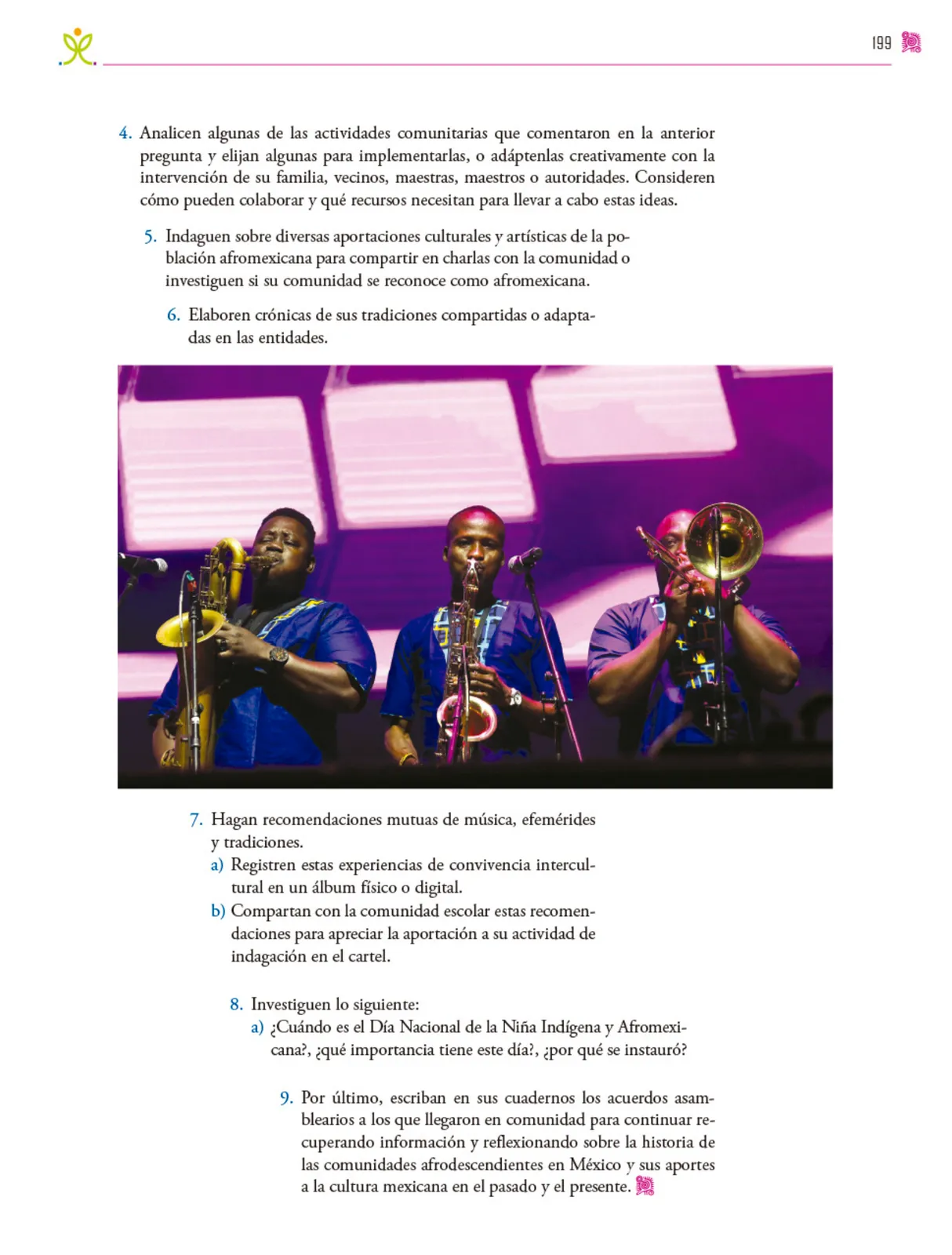 Miniatura página 200 de Colección Nanahuatzin. Nuestro libro de proyectos.   Libro de Educación Secundaria Grado 3°  Ciclo Escolar 2025 - 2026