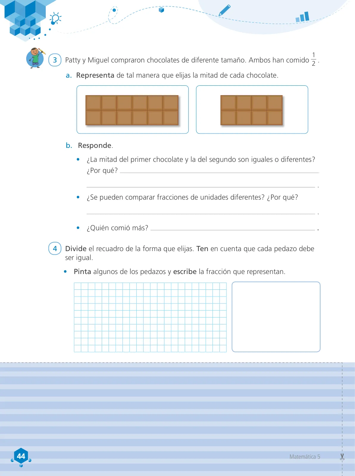 Miniatura página 45 de Matemática 5 : cuaderno de trabajo para quinto grado de Educación Primaria 2018 · 2018