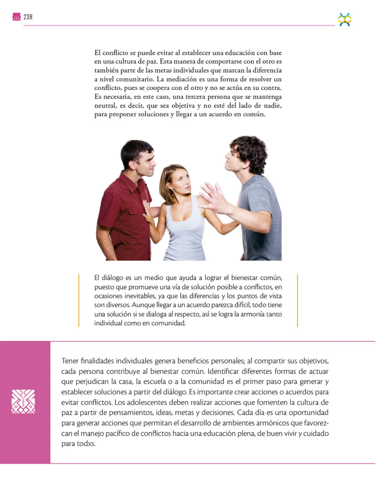 Página 239 de Colección Ximhai. De lo humano y lo comunitario.   Libro de Educación Secundaria Grado 1°  Ciclo Escolar 2025 - 2026