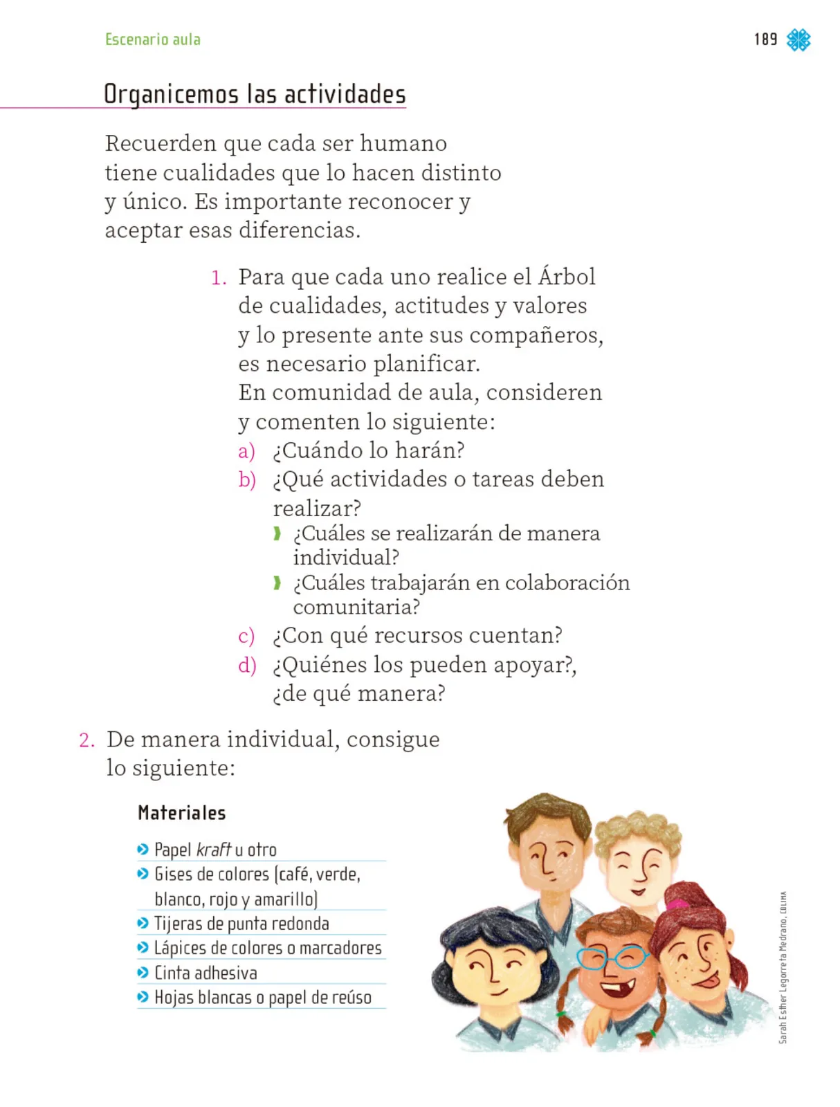 Miniatura página 190 de Proyectos de Aula.   Libro de Educación Primaria Grado 1°  Ciclo Escolar 2025 - 2026