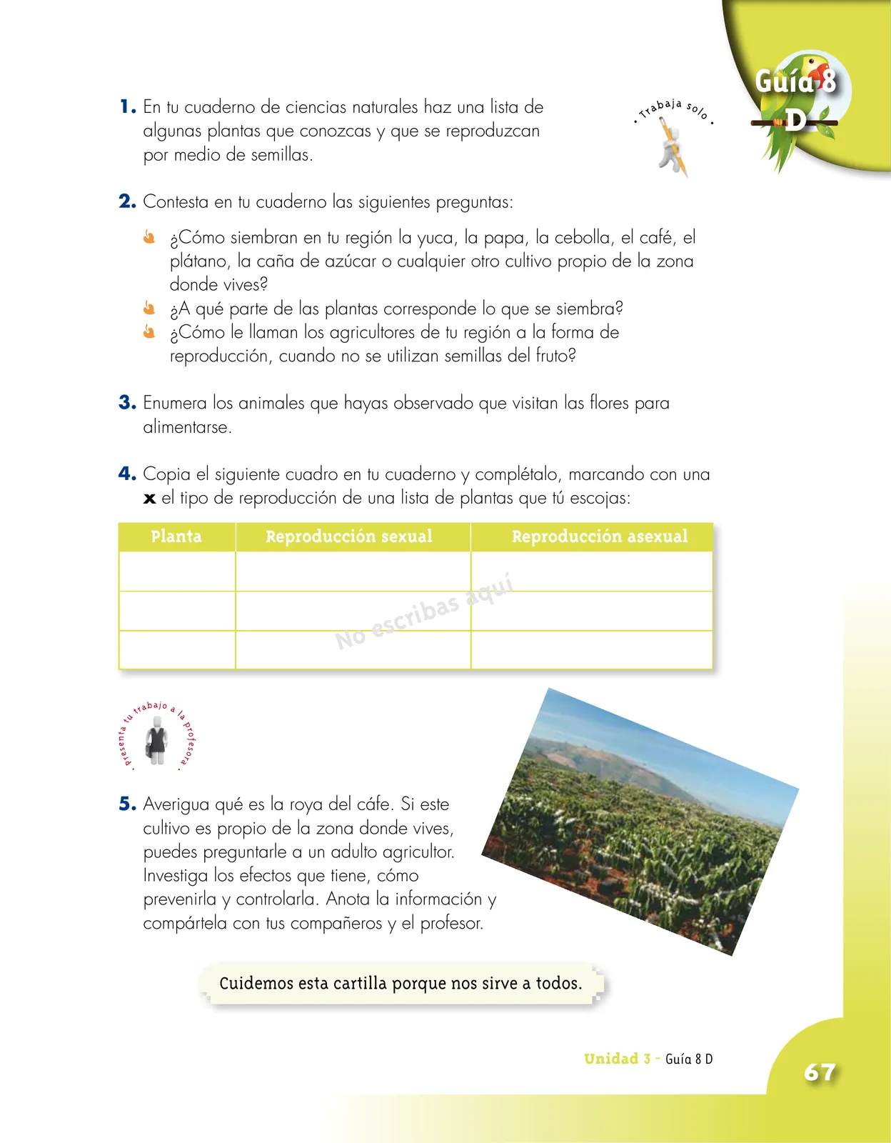 Miniatura página 67 de Ciencias Naturales 4° · Cartilla 01