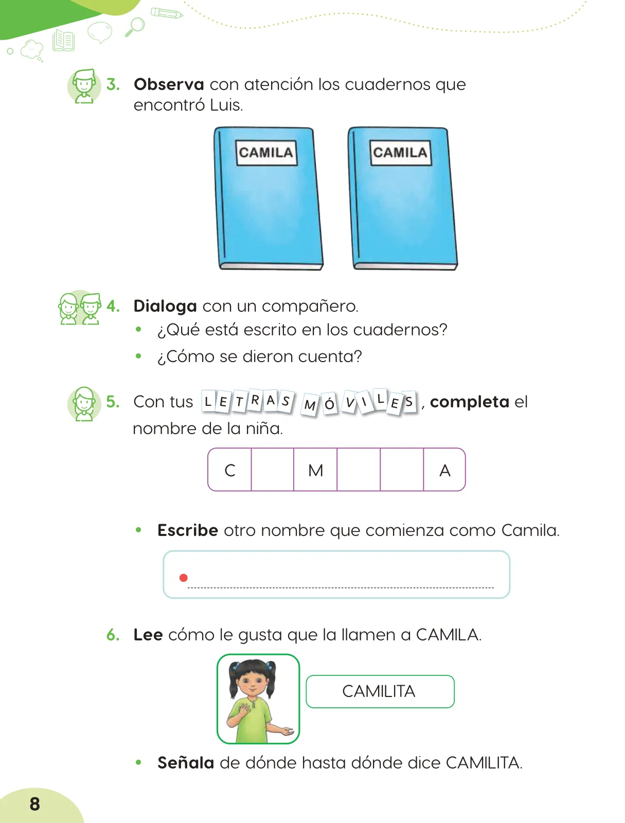 Página 10 de Cuadernillo de Comunicación 2. Segundo grado de Primaria · 2024
