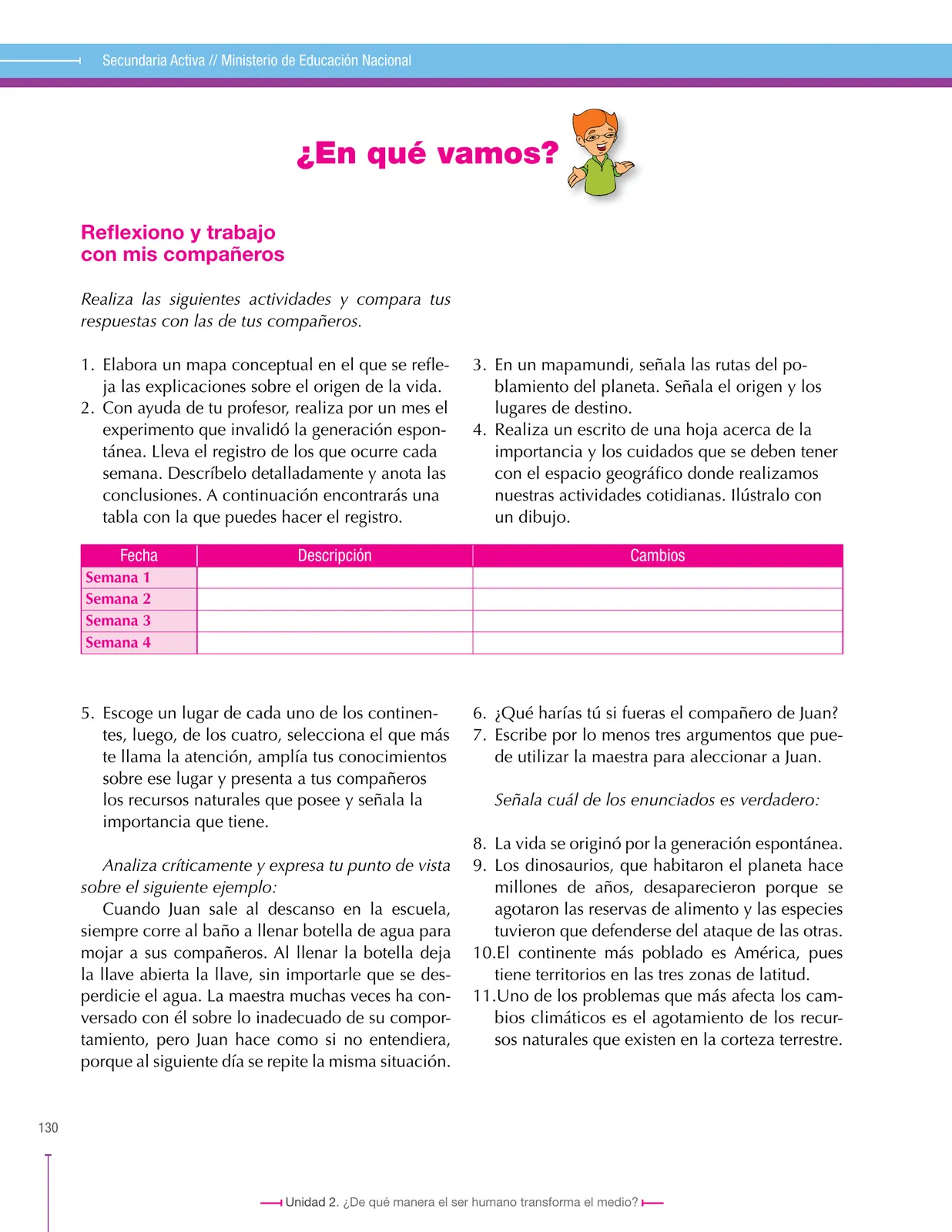 Miniatura página 130 de Ciencias Sociales 6° · Secundaria Activa