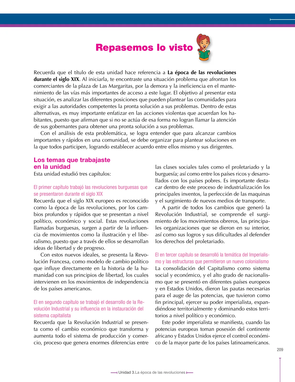 Miniatura página 209 de Ciencias Sociales 8° · Secundaria Activa