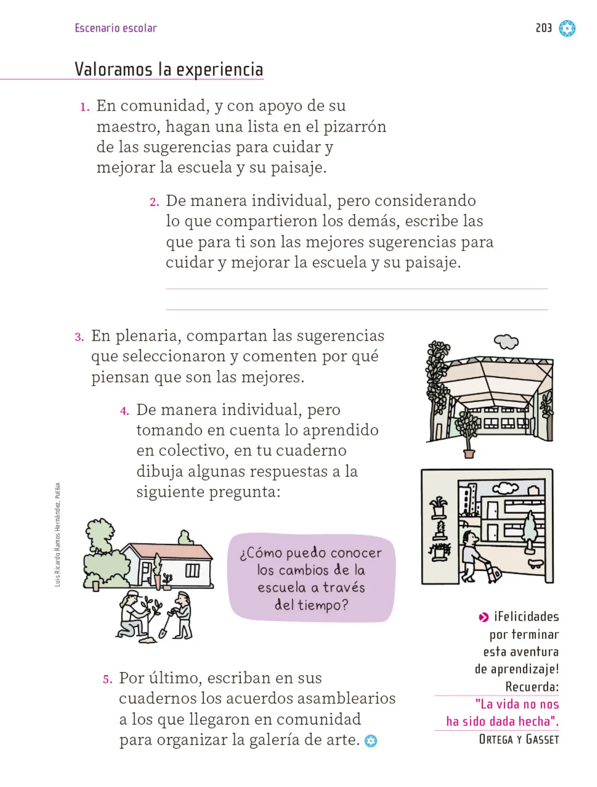 Página 204 de Proyectos Escolares. Libro de Educación Primaria Grado 1° Ciclo Escolar 2025 - 2026