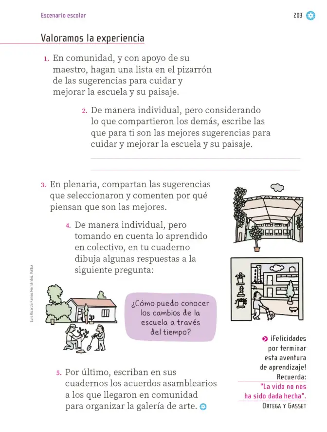 Página 204 de Proyectos Escolares. Libro de Educación Primaria Grado 1° Ciclo Escolar 2025 - 2026