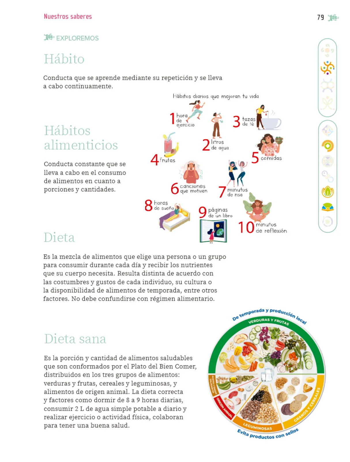 Miniatura página 80 de Nuestros saberes: Libro para alumnos, maestros y familia.   Libro de Educación Primaria Grado 5°  Ciclo Escolar 2025 - 2026