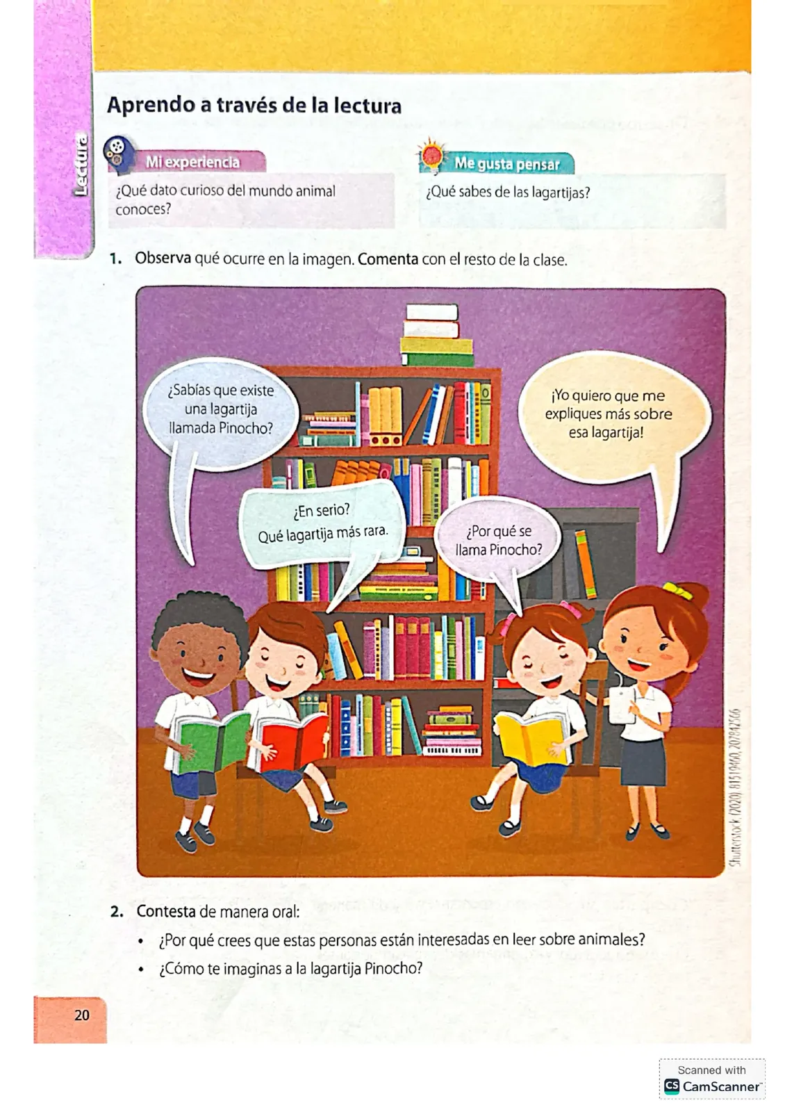 Página 20 de Lengua Y Literatura · 4 EGB · 2024