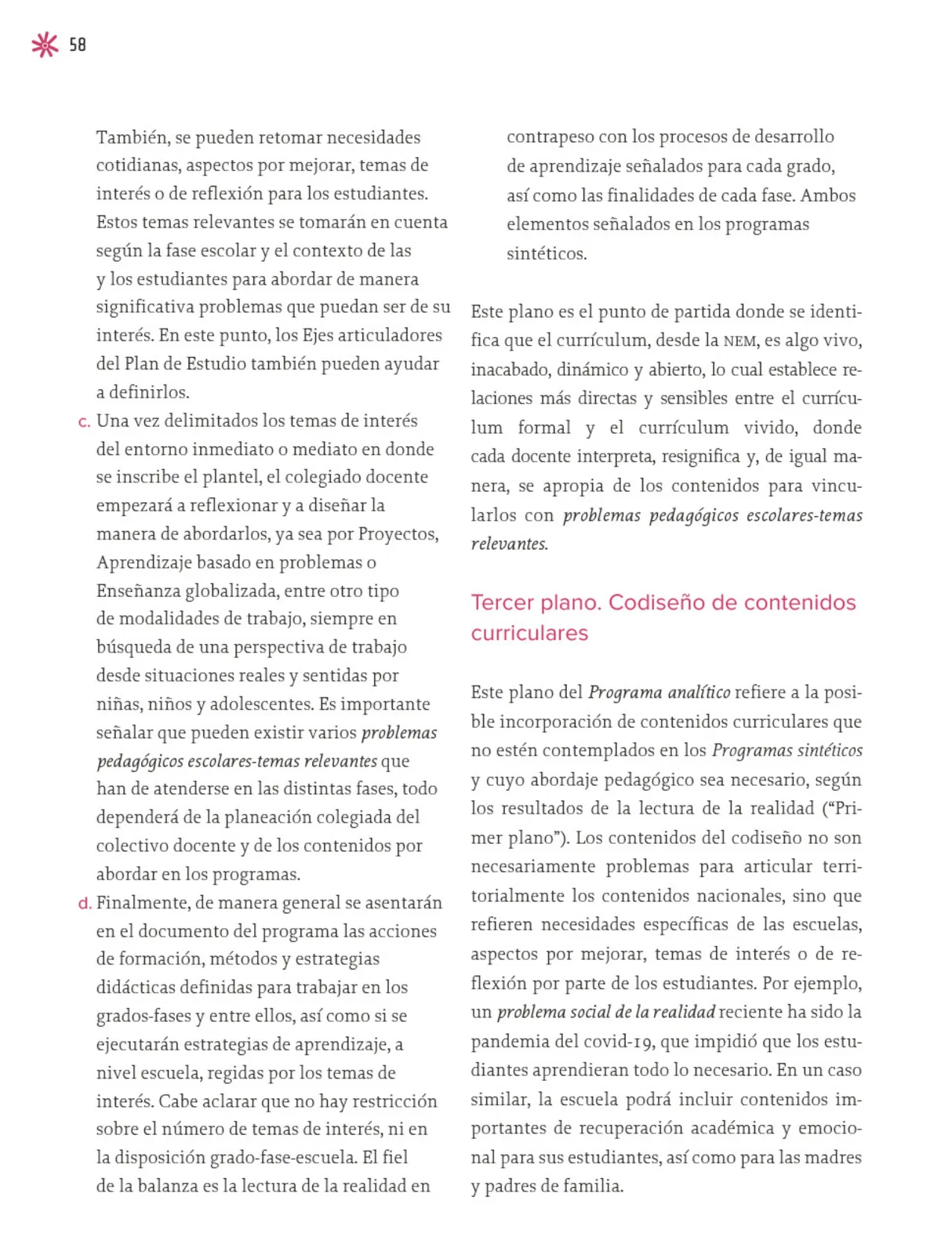 Página 59 de Un libro sin recetas para la maestra y el maestro. Fase 2 Libro de Educación Preescolar Grado 1°, 2°, 3° Ciclo Escolar 2025 - 2026