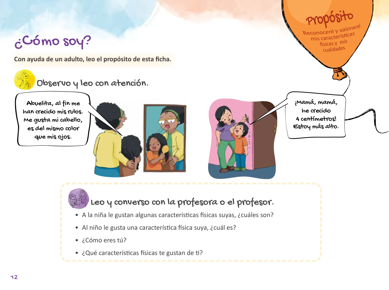 Página 14 de Cuadernillo de Tutoría 2 : segundo grado de Educación Primaria · 2021