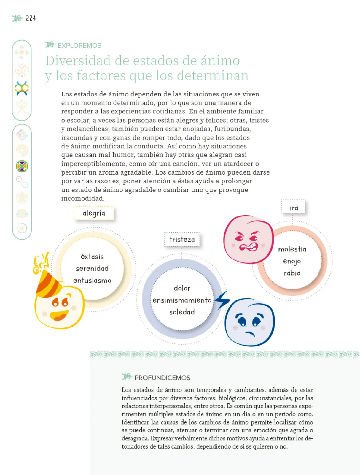 Página 225 de Nuestros saberes: Libro para alumnos, maestros y familia.   Libro de Educación Primaria Grado 5°  Ciclo Escolar 2025 - 2026