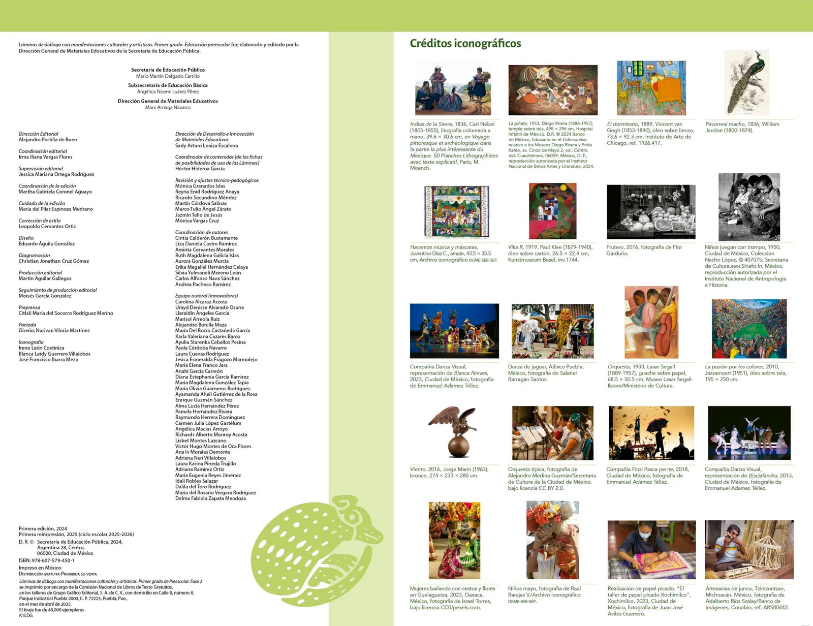 Página 3 de Láminas de diálogo con manifestaciones culturales y artísticas. Fase 2 Libro de Educación Preescolar Grado 1° Ciclo Escolar 2025 - 2026
