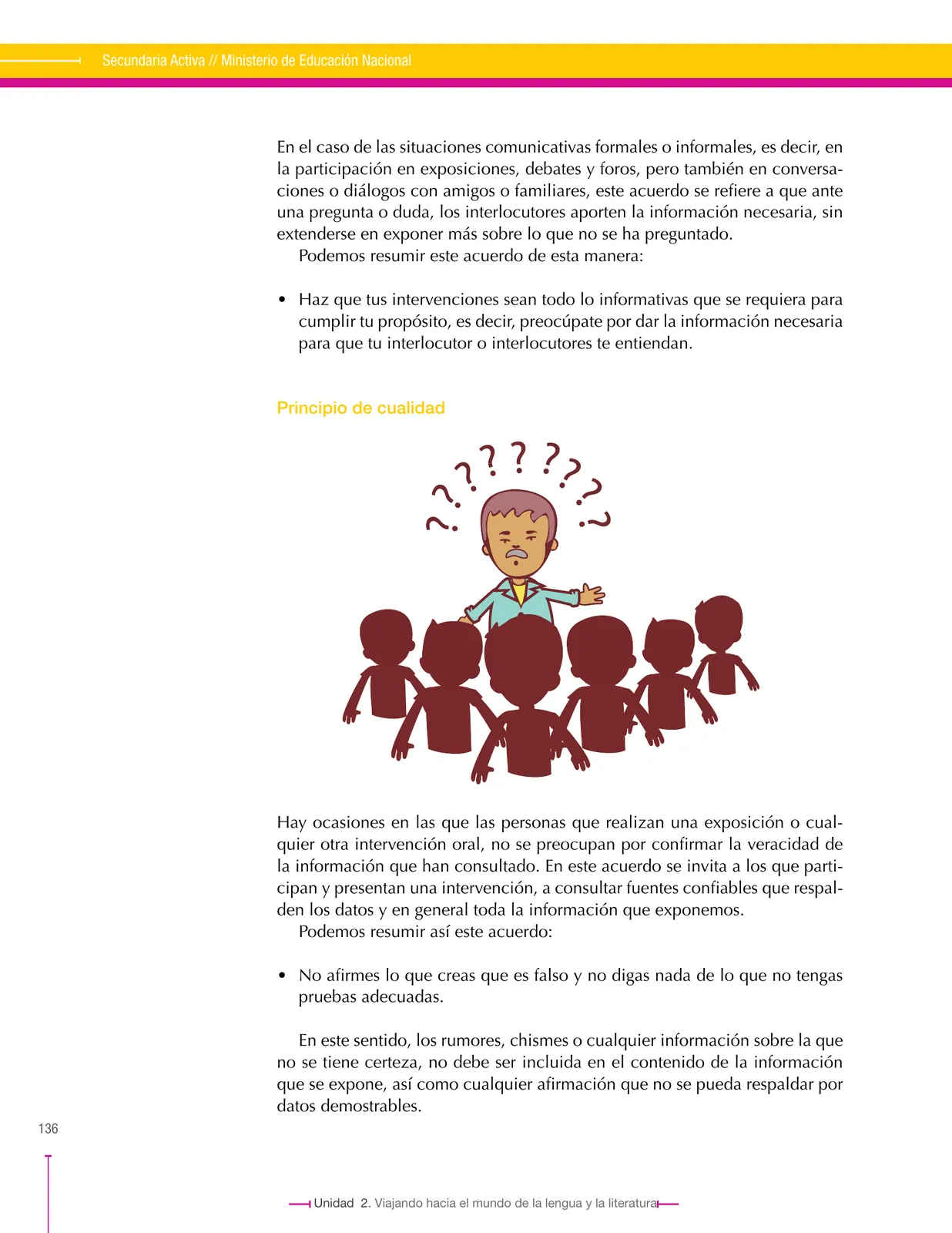 Miniatura página 136 de Lenguaje 7° · Secundaria Activa
