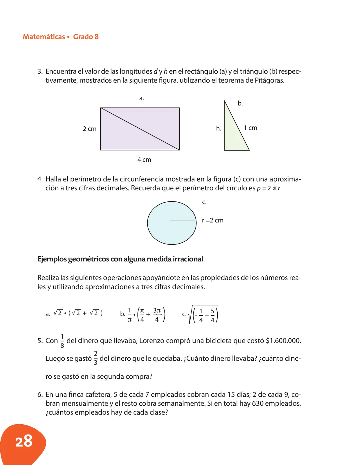 Miniatura página 29 de Matematica 8° · Postprimaria