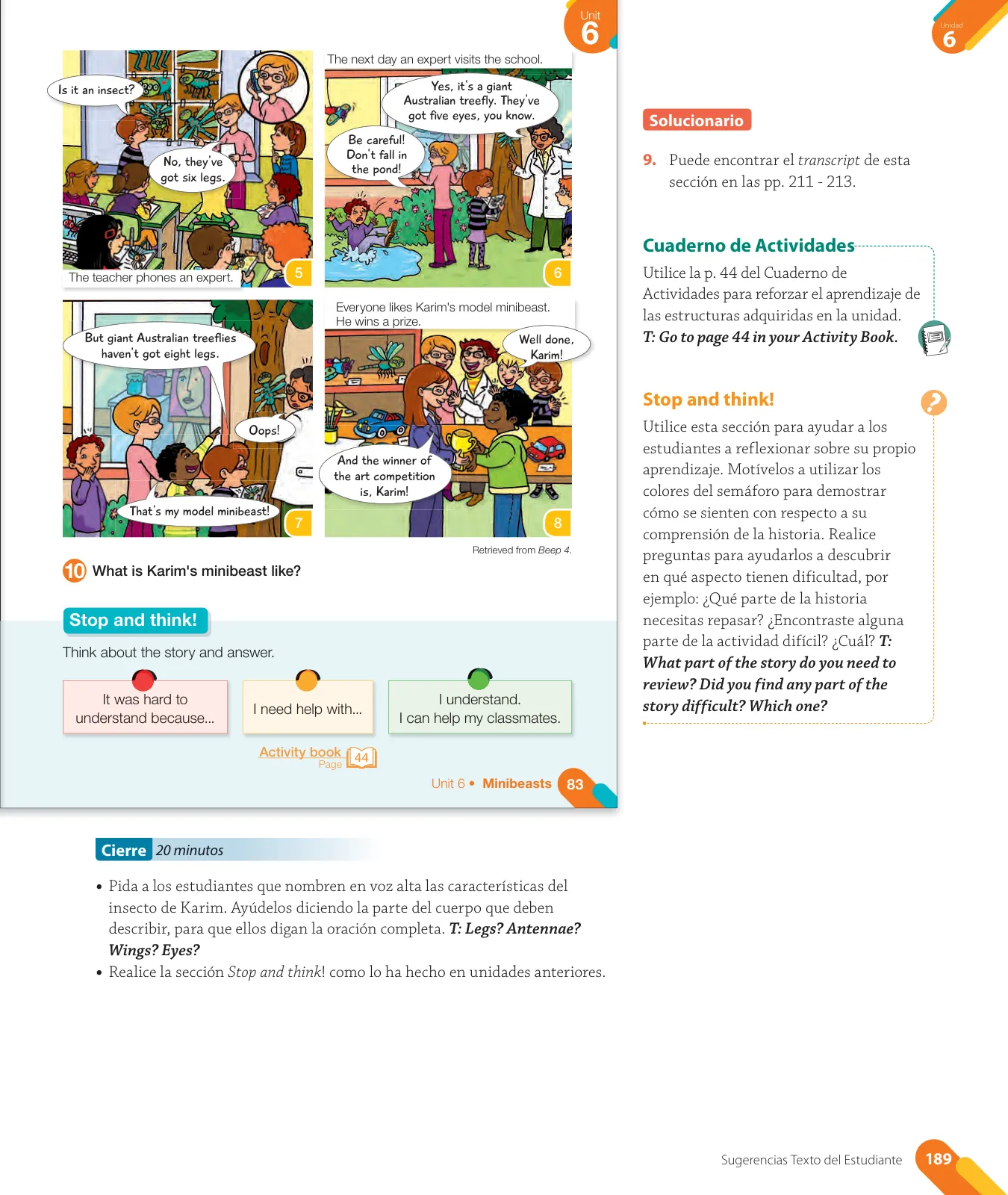 Página 53 de Inglés – Cuarto Básico | Texto del Estudiante MINEDUC – Descargar PDF · 2024