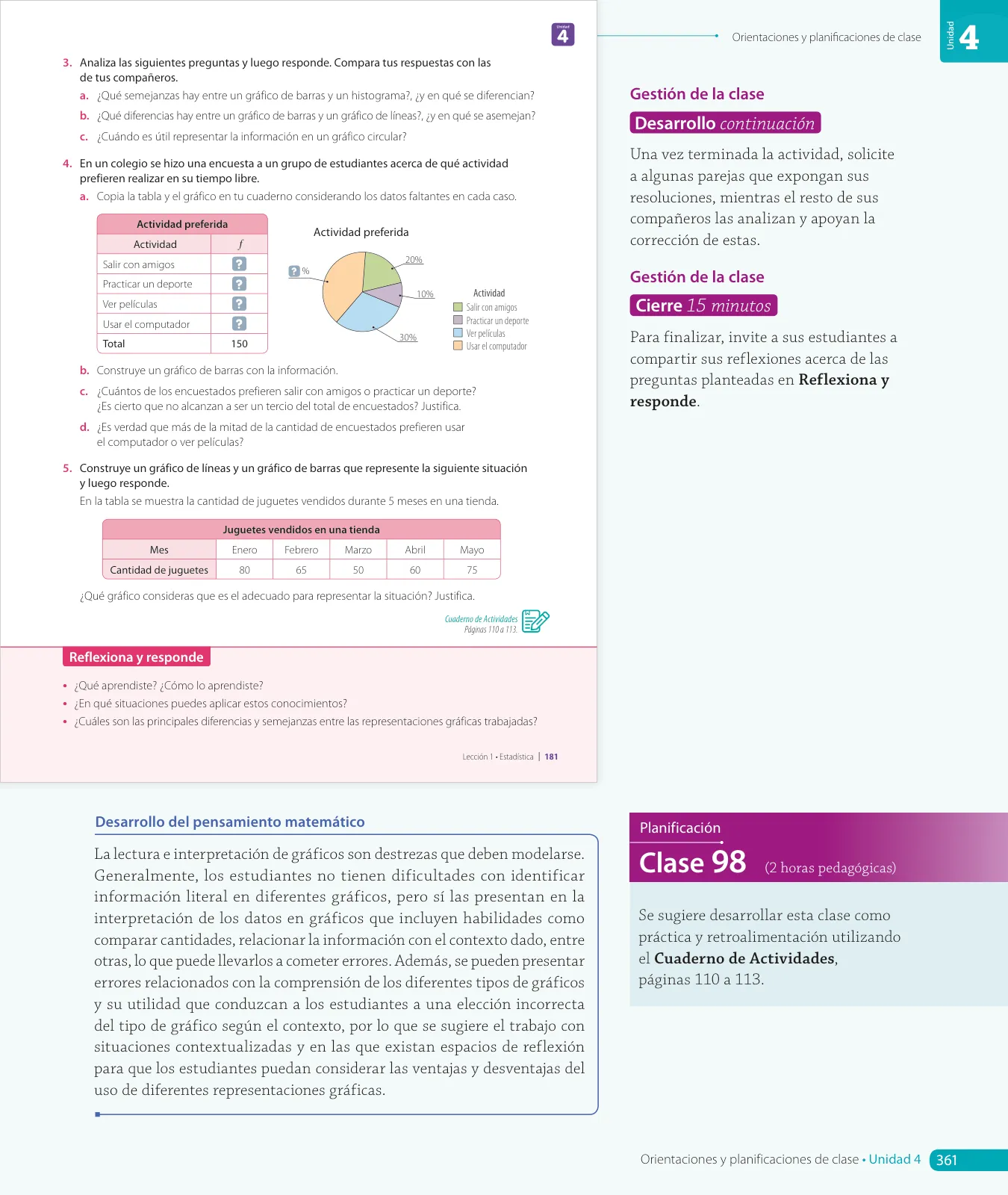 Página 139 de Matemática – Octavo Básico | Texto del Estudiante MINEDUC – Descargar PDF · 2024
