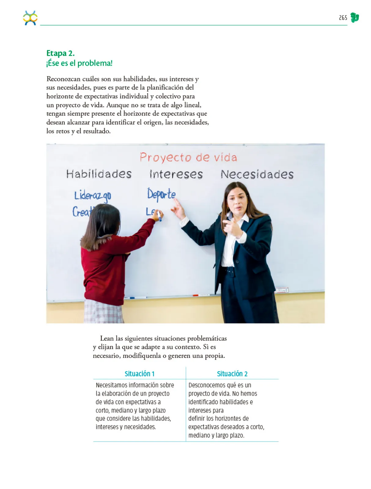 Página 266 de Colección Ximhai. Nuestro libro de Proyectos. Tomo I. Libro de Educación Telesecundaria Grado 1° Ciclo Escolar 2025 - 2026