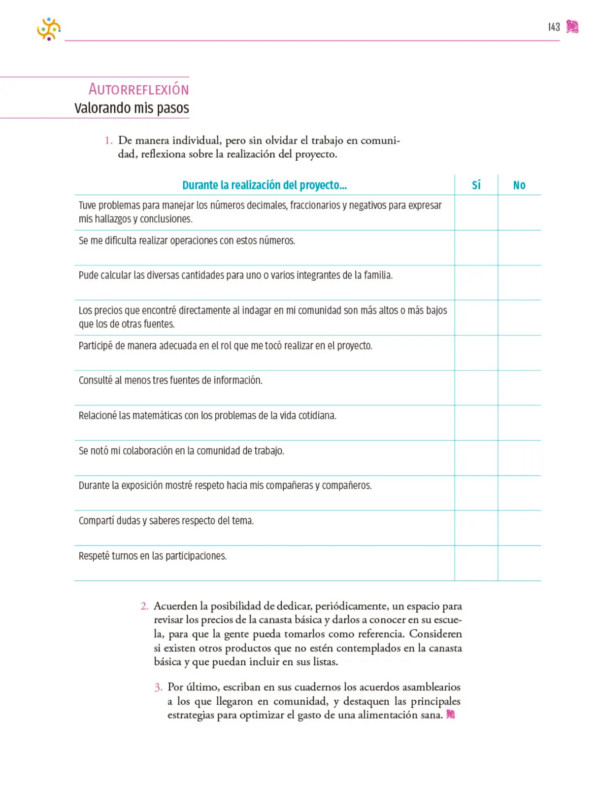 Página 144 de Colección Ximhai. Nuestro libro de proyectos. Libro de Educación Secundaria Grado 1° Ciclo Escolar 2025 - 2026