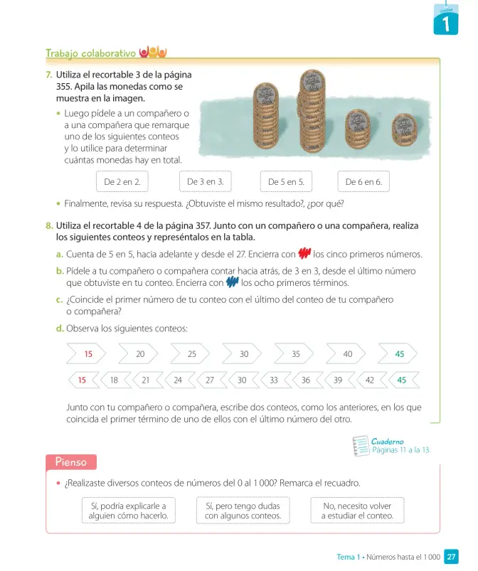 Página 29 de Matemática – Tercero Básico | Texto del Estudiante MINEDUC – Descargar PDF · 2019