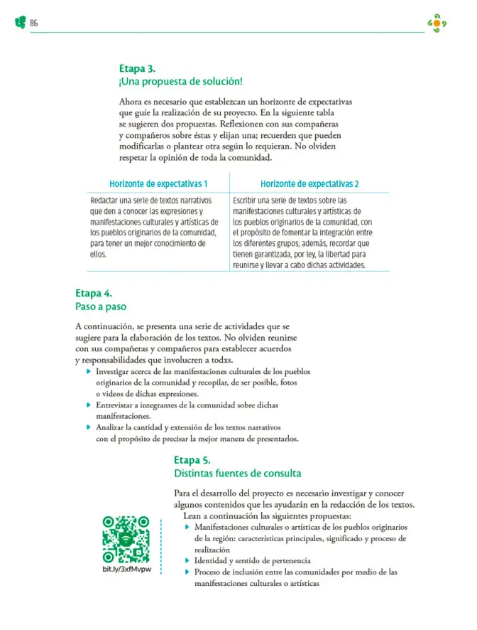 Página 87 de Colección Sk´asolil. Nuestro libro de Proyectos. Tomo III. Libro de Educación Telesecundaria Grado 2° Ciclo Escolar 2025 - 2026