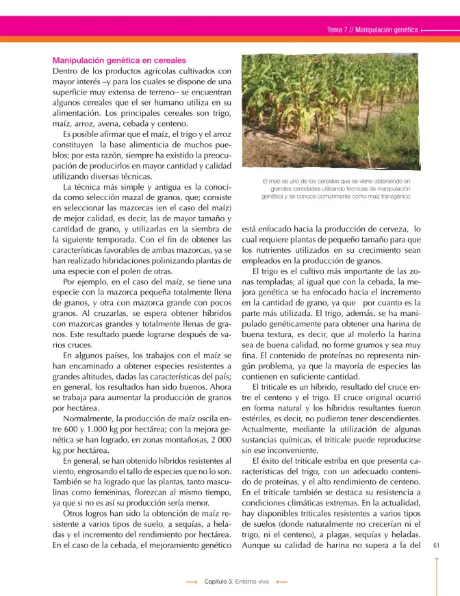 Página 61 de Ciencias Naturales 9° · Secundaria Activa