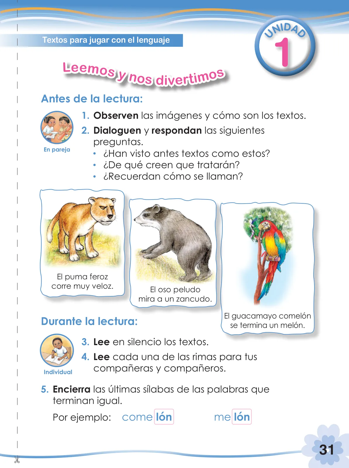 Miniatura página 33 de Comunicación 2 : cuaderno de trabajo para segundo grado de Educación Primaria 2019 · 2019