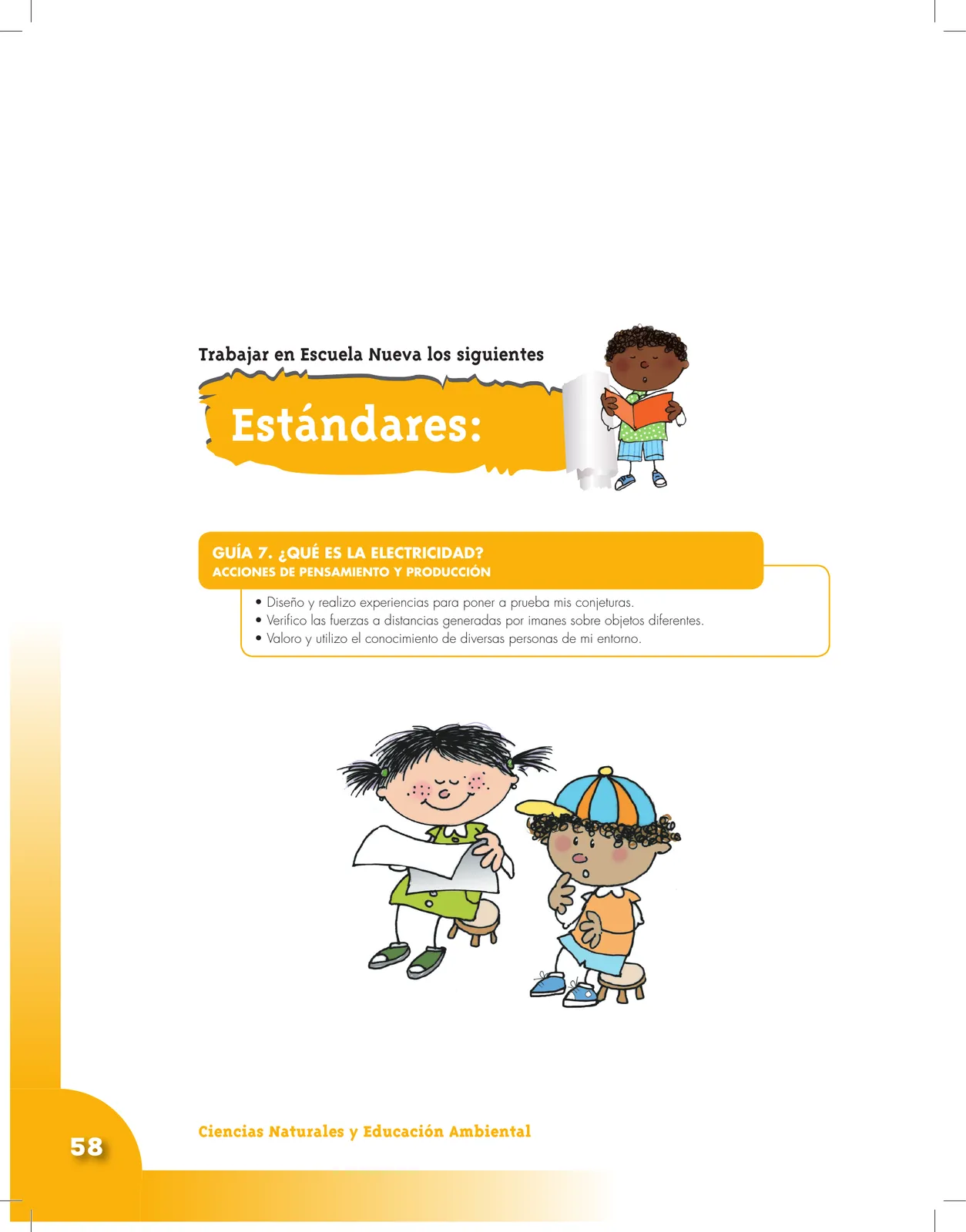 Página 58 de Ciencias Naturales 3° · Cartilla 01