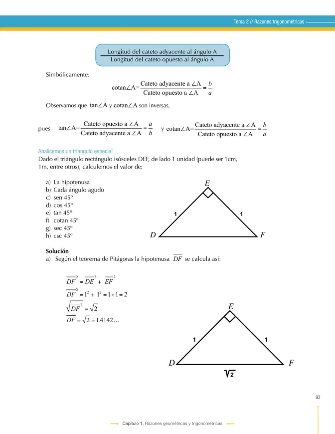 Página 93 de Matematica 9° · Secundaria Activa