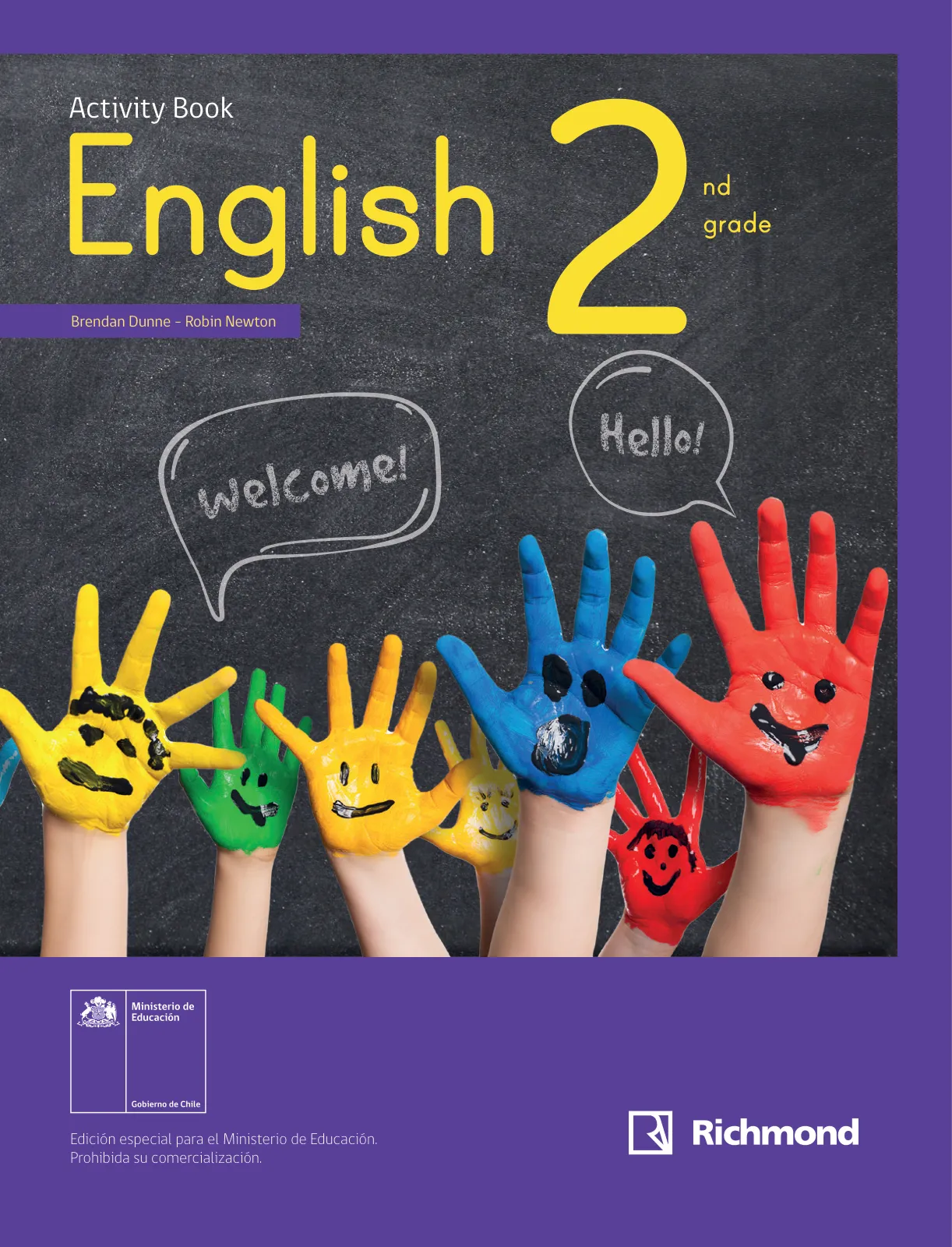 Portada de Inglés – Segundo Básico | Texto del Estudiante MINEDUC – Descargar PDF · 2024