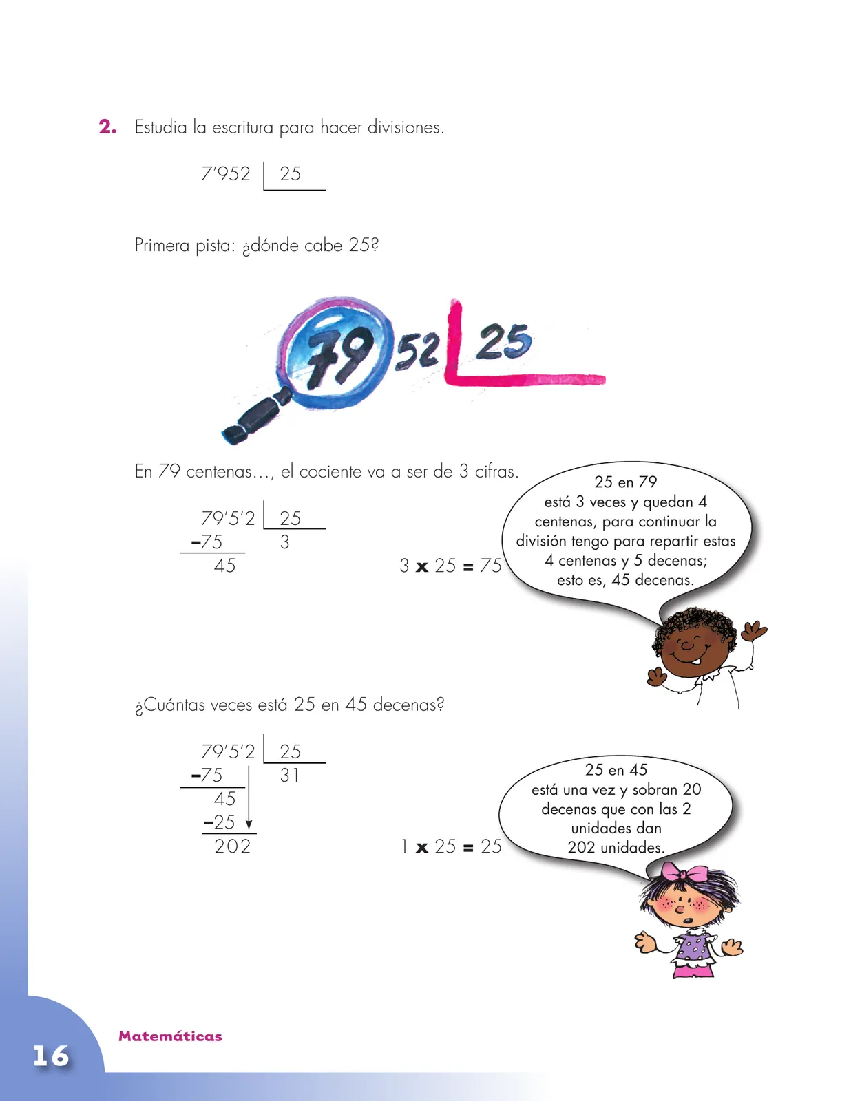 Miniatura página 16 de Matematica 5° · Cartilla 02