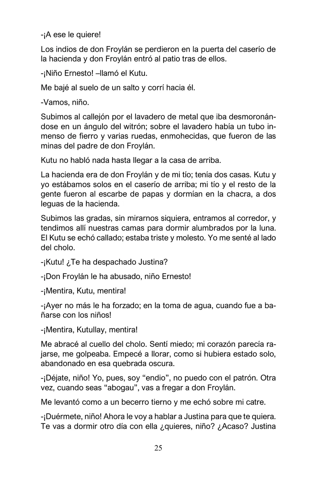 Página 25 de Arguedas, entre el fuego y el amor : textos seleccionados para estudiantes de Educación Básica · 2021