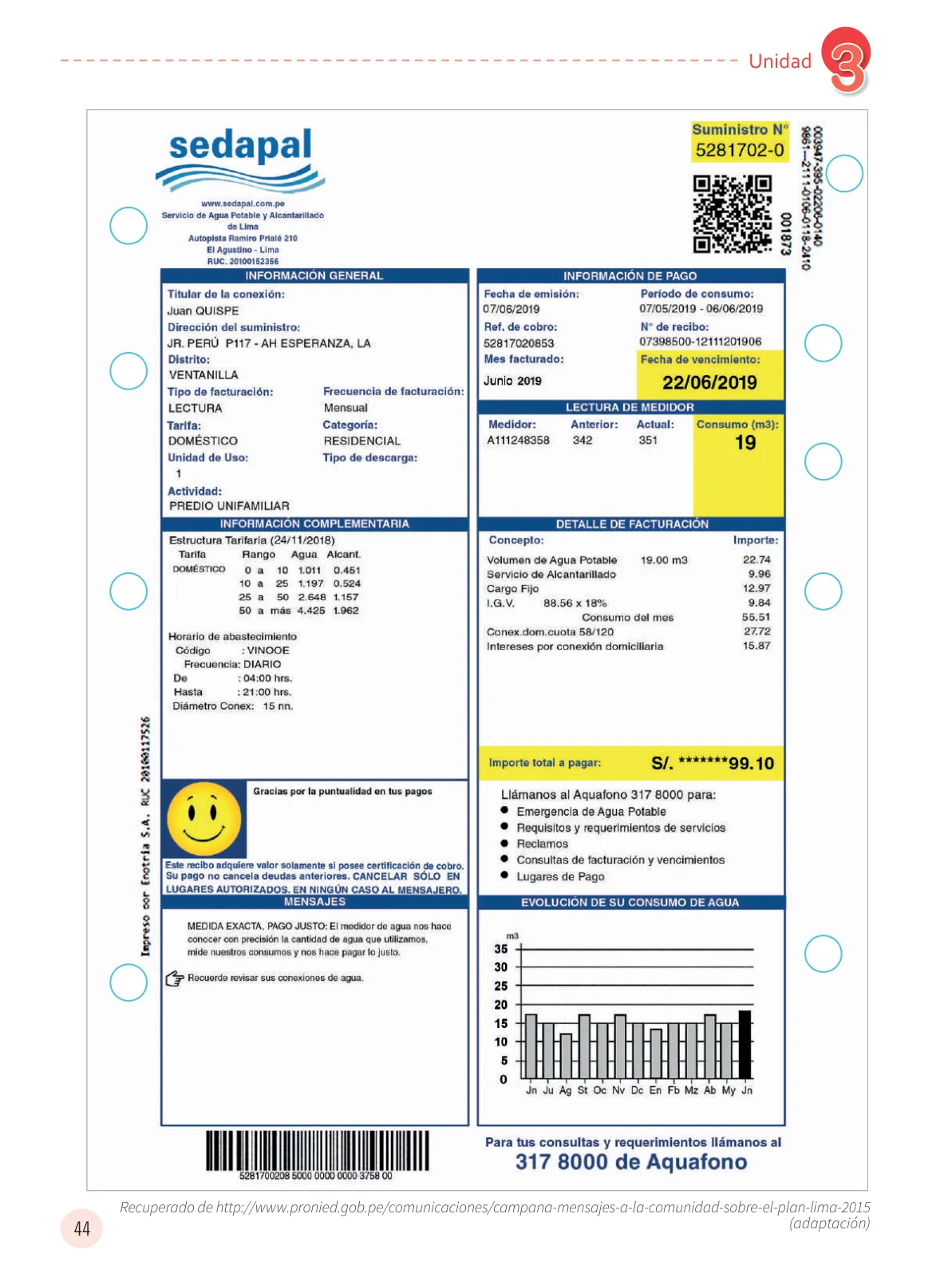 Página 46 de Comunicación 4 : cuaderno de trabajo para cuarto grado de Educación Primaria 2019 · 2019