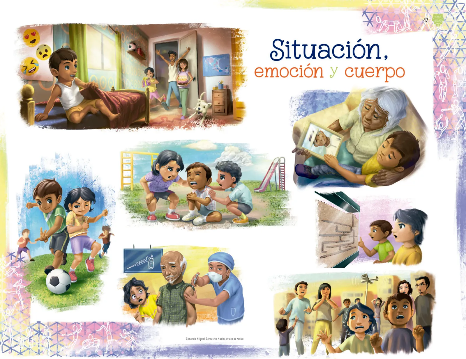 Miniatura página 43 de Explorar e imaginar con mi libro de Preescolar.   Libro de Educación Preescolar Grado 2°  Ciclo Escolar 2025 - 2026