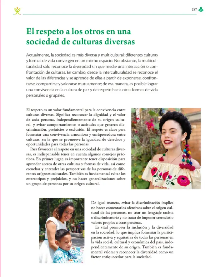 Página 338 de Colección Ximhai. Ética, naturaleza y sociedades. Libro de Educación Telesecundaria Grado 1° Ciclo Escolar 2025 - 2026