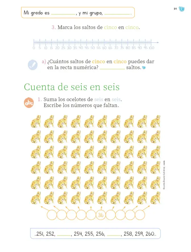 Página 32 de Múltiples lenguajes. Trazos y números. Libro de Educación Primaria Grado 2° Ciclo Escolar 2025 - 2026
