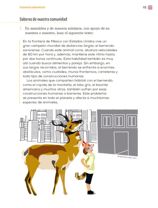 Página 118 de Proyectos Comunitarios. Libro de Educación Primaria Grado 3° Ciclo Escolar 2025 - 2026