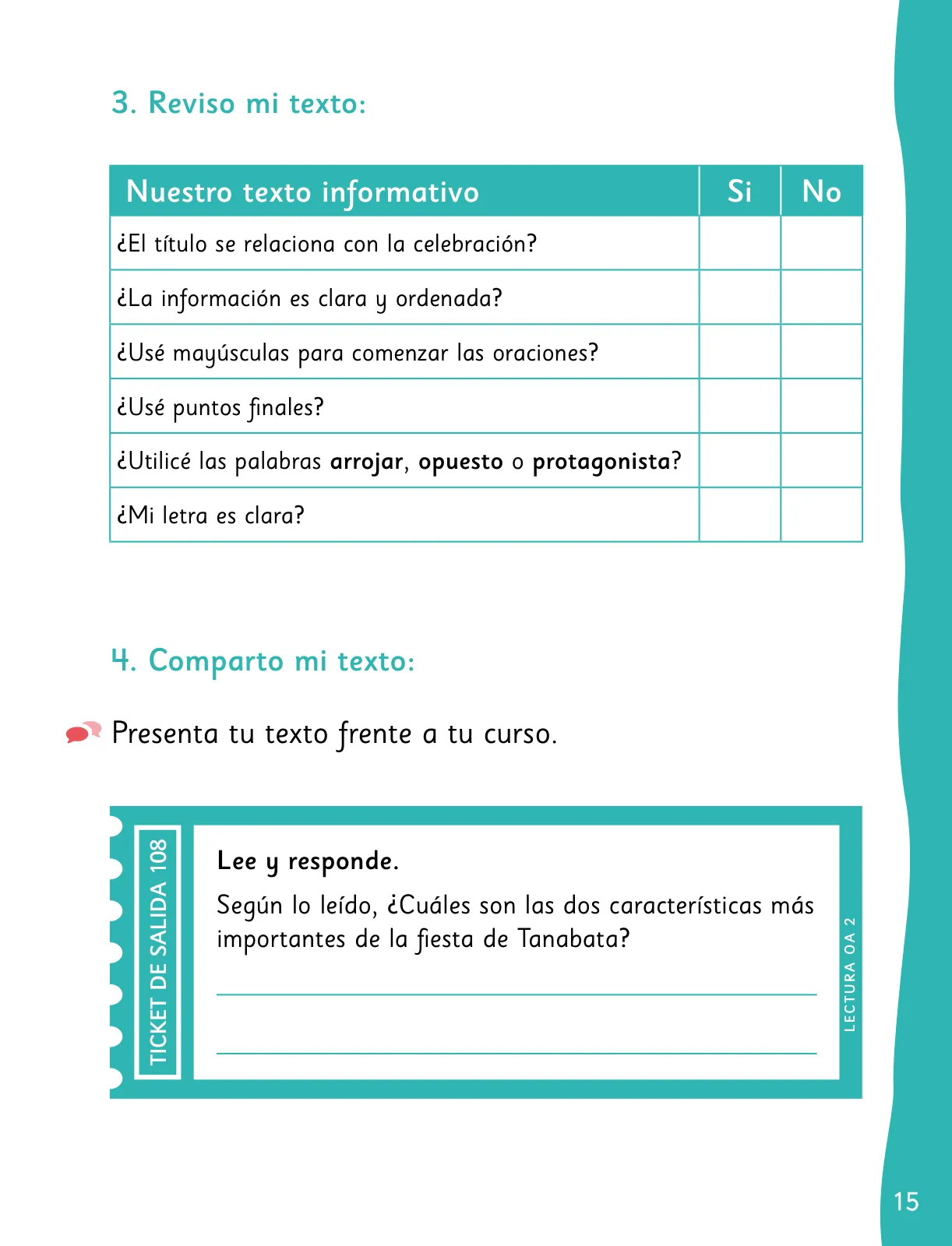 Página 17 de Lenguaje y Comunicación – Segundo Básico – Texto del Estudiante MINEDUC – Descargar PDF · 2024