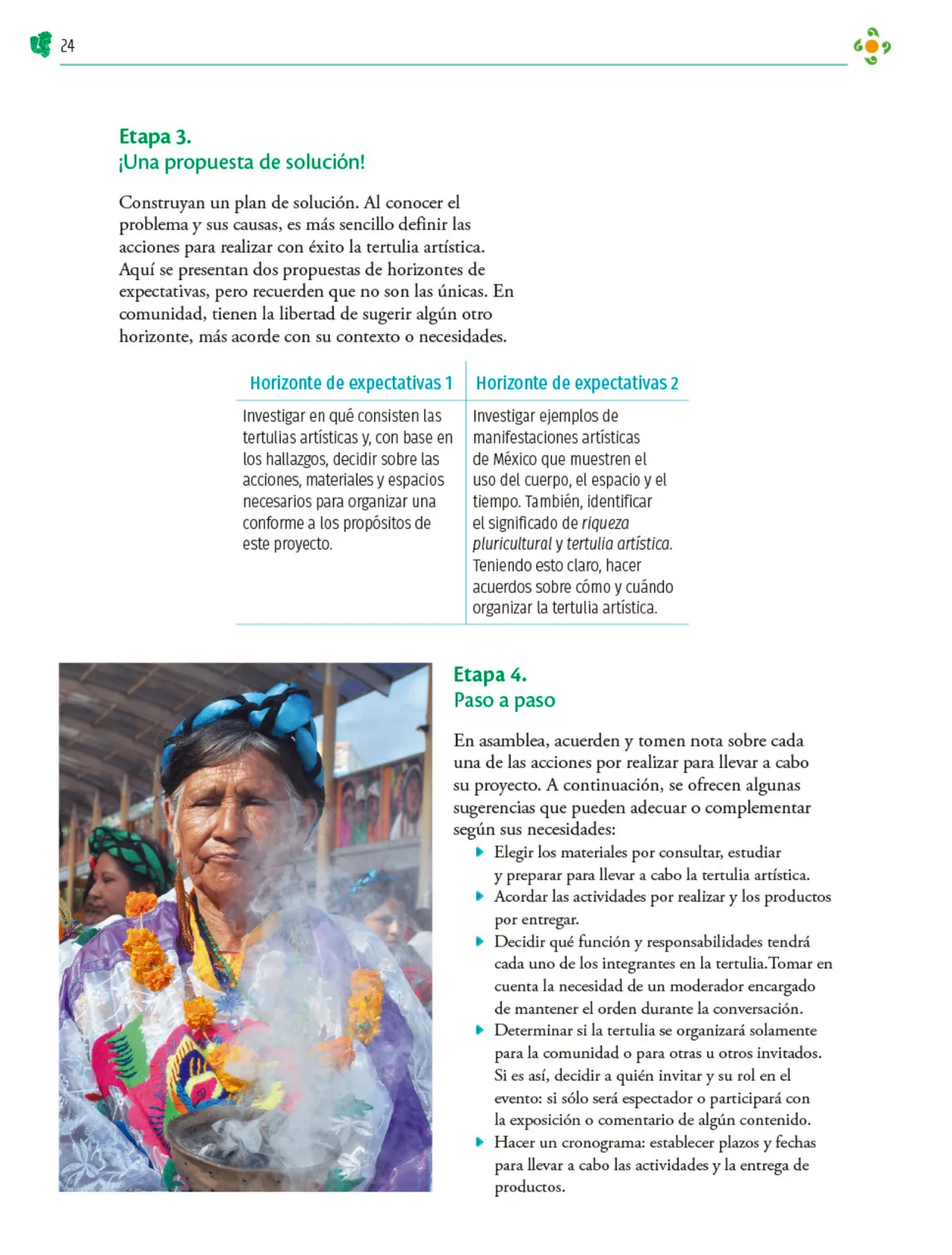 Página 25 de Colección Ximhai. Nuestro libro de Proyectos. Tomo II. Libro de Educación Telesecundaria Grado 1° Ciclo Escolar 2025 - 2026