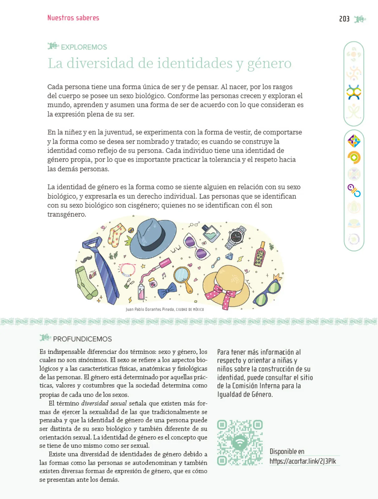 Página 204 de Nuestros saberes: Libro para alumnos, maestros y familia. Libro de Educación Primaria Grado 5° Ciclo Escolar 2025 - 2026
