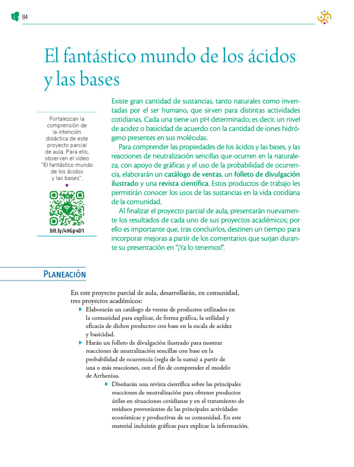 Miniatura página 85 de Colección Nanahuatzin. Nuestro libro de Proyectos.  Tomo III.  Libro de Educación Telesecundaria Grado 3°  Ciclo Escolar 2025 - 2026