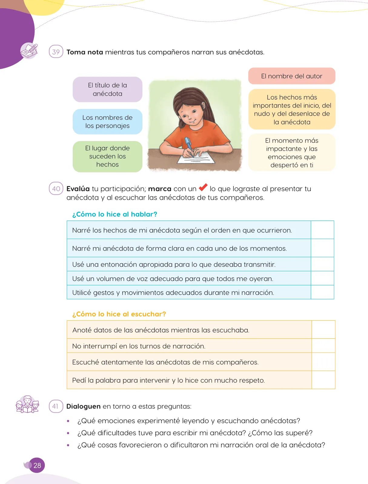Página 30 de Cuadernillo de Comunicación 6, sexto grado de Primaria · 2023