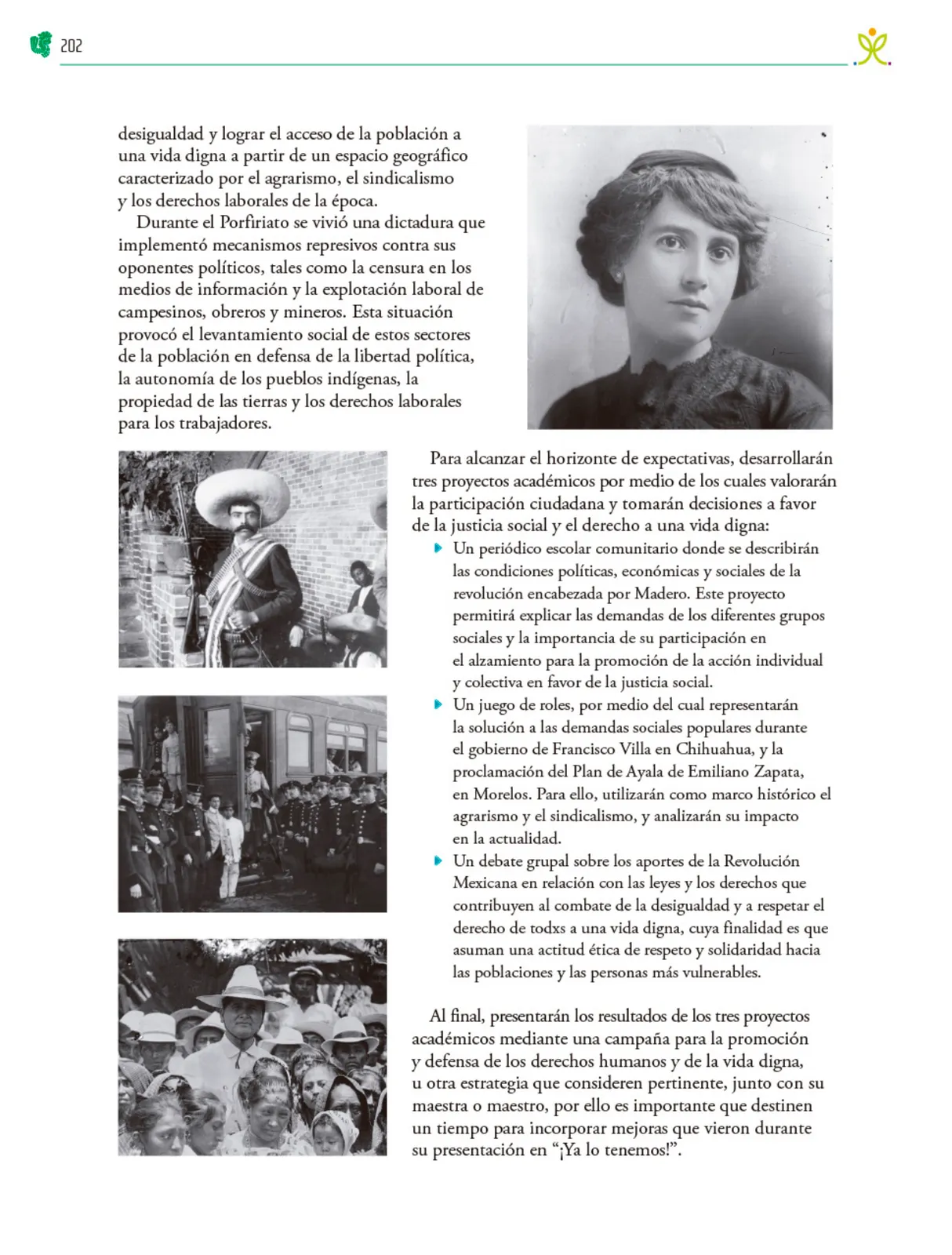 Miniatura página 203 de Colección Sk´asolil. Nuestro libro de Proyectos.  Tomo II.  Libro de Educación Telesecundaria Grado 2°  Ciclo Escolar 2025 - 2026