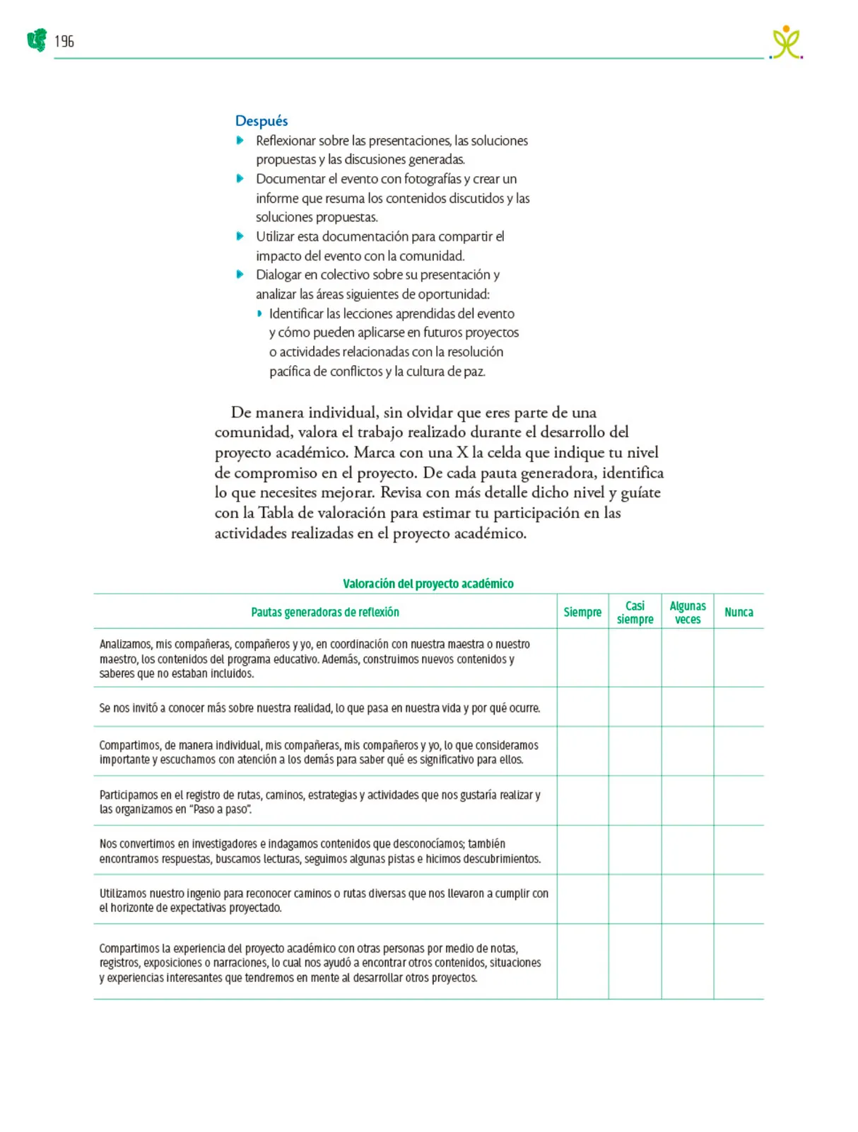 Página 197 de Colección Nanahuatzin. Nuestro libro de Proyectos. Tomo II. Libro de Educación Telesecundaria Grado 3° Ciclo Escolar 2025 - 2026